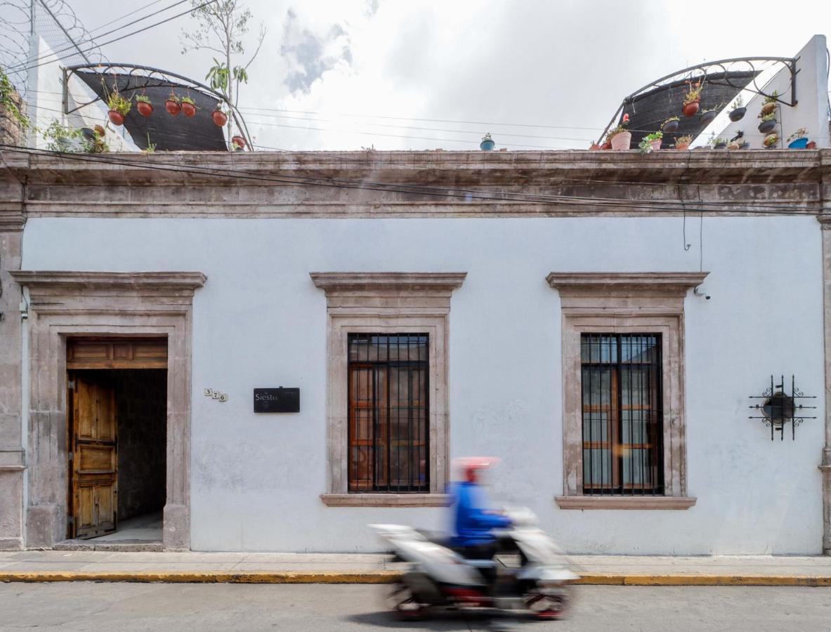 Hotel La Siesta Del Fauno Morelia Exteriör bild